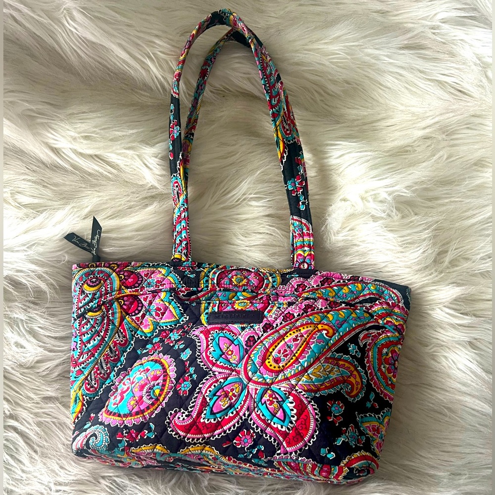 VERA BRADLEY Parisian Paisley Tote NWOT